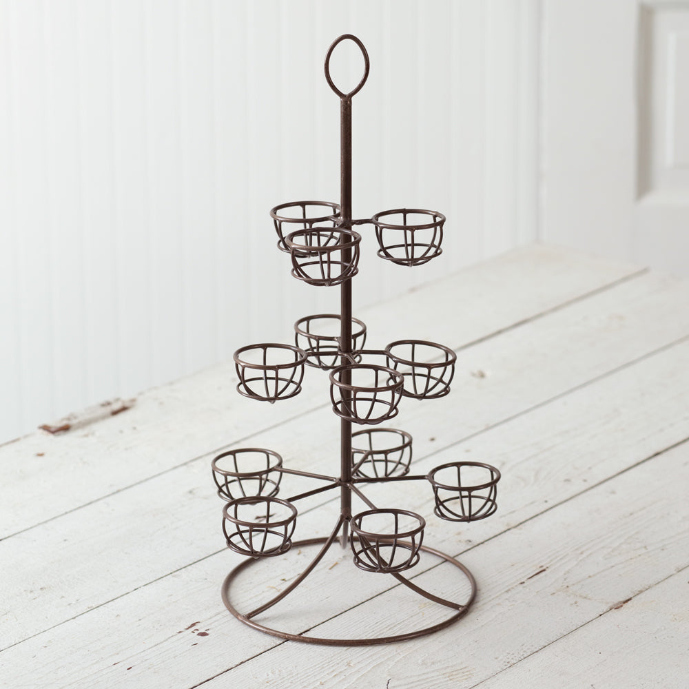 Vintage-Inspired Nickel Egg Tree