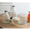 Medium Honey Hive Glass Canister