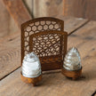 Honey Hive Salt Pepper and Napkin Caddy