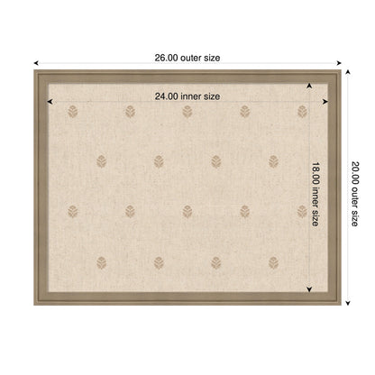 Pinboard Beige Botanical Block Print