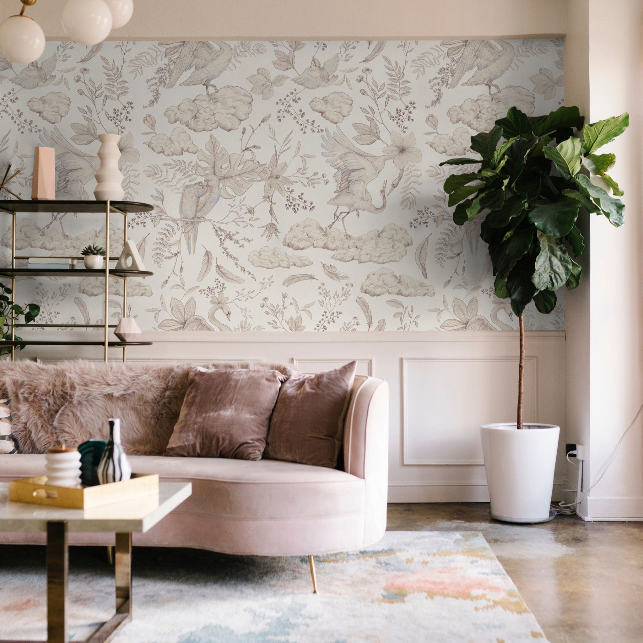 Odette Wallpaper - 6 FT H X 15.8 FT W LUXE