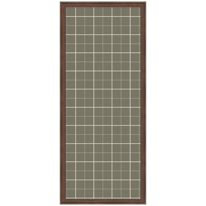Framed Fabric Pinboard Sage Green Plaid Wall Organization