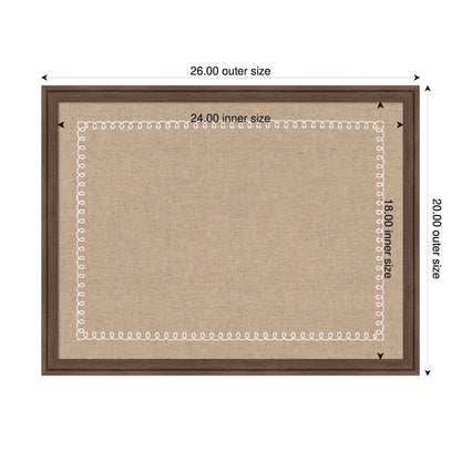 Pinboard White Scalloped Edge