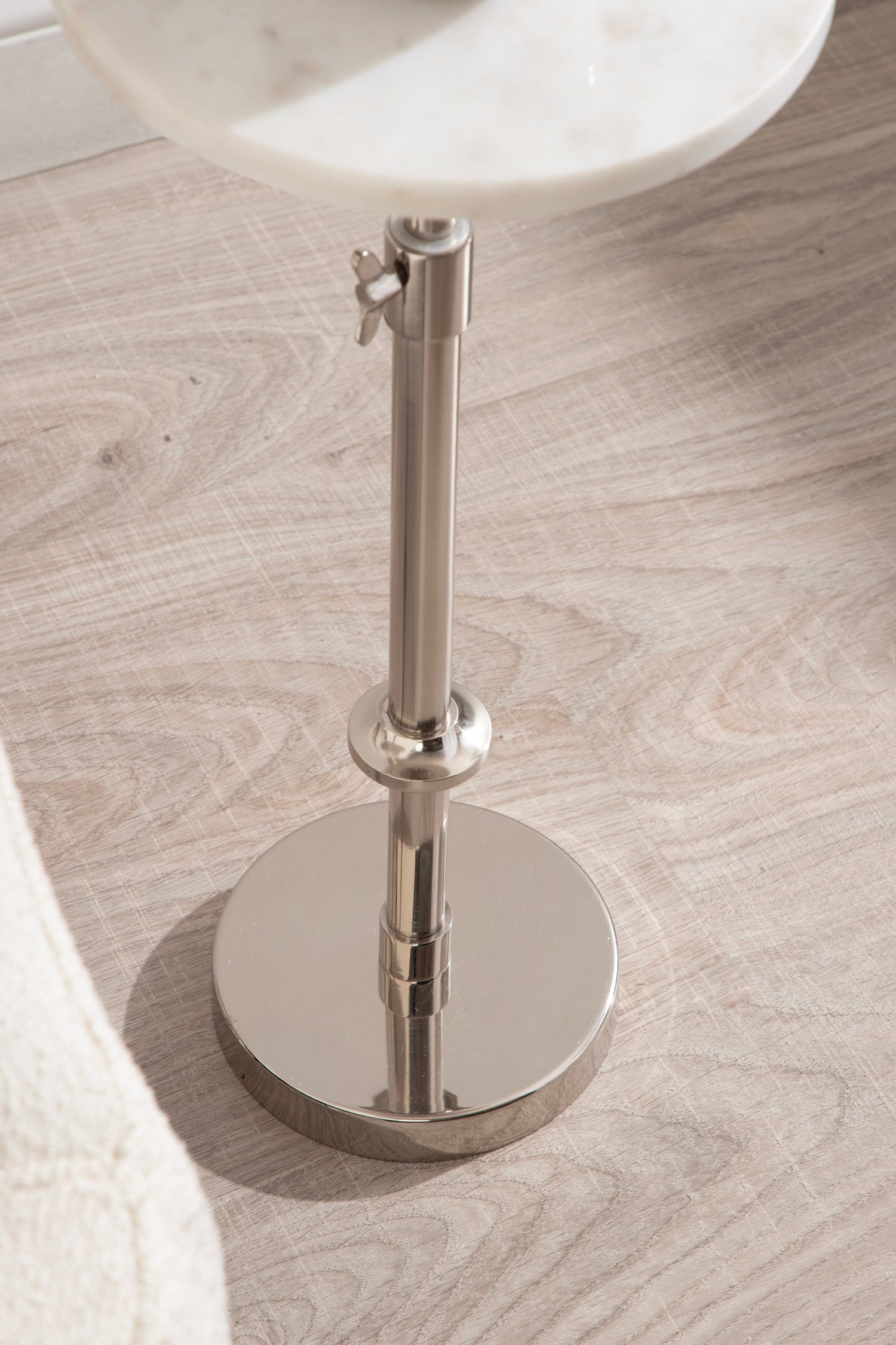 Engles Adjustable Marble Table and Plant Stand