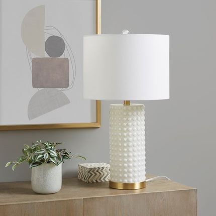 Grace Ivy Textured Dot Table Lamp