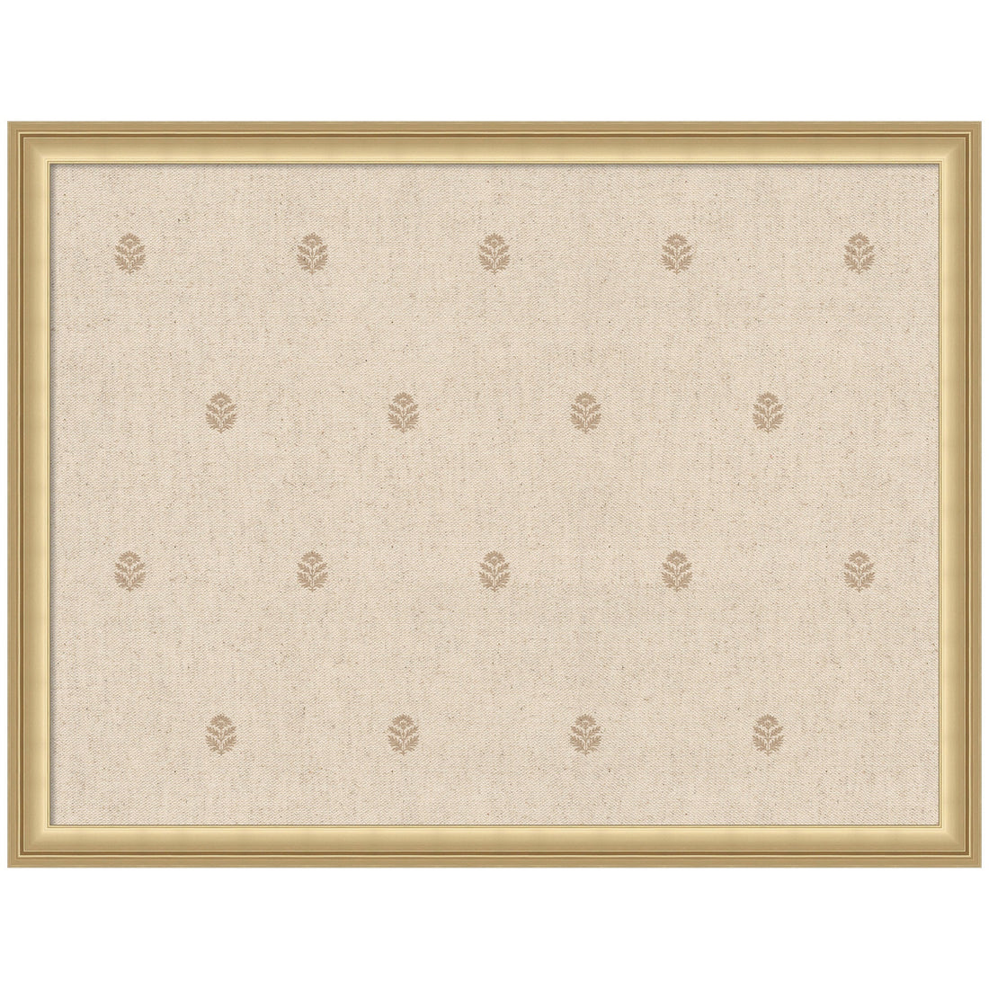 Pinboard Beige Botanical Block Print