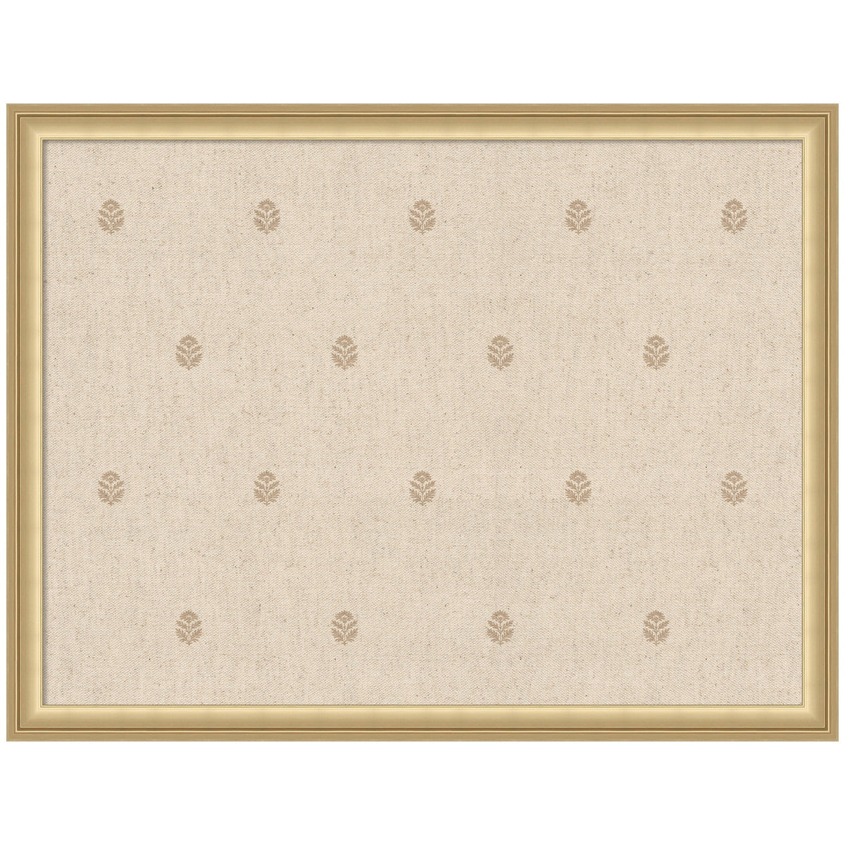 Pinboard Beige Botanical Block Print