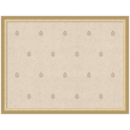 Pinboard Beige Botanical Block Print