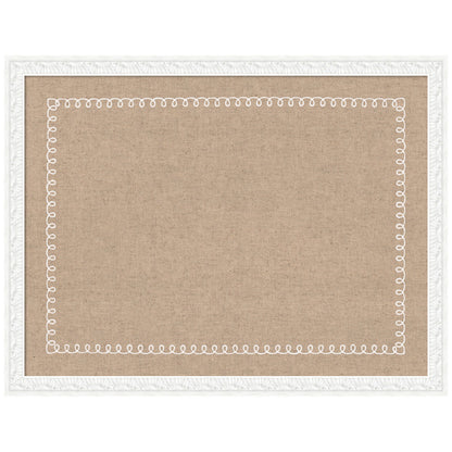 Pinboard White Scalloped Edge