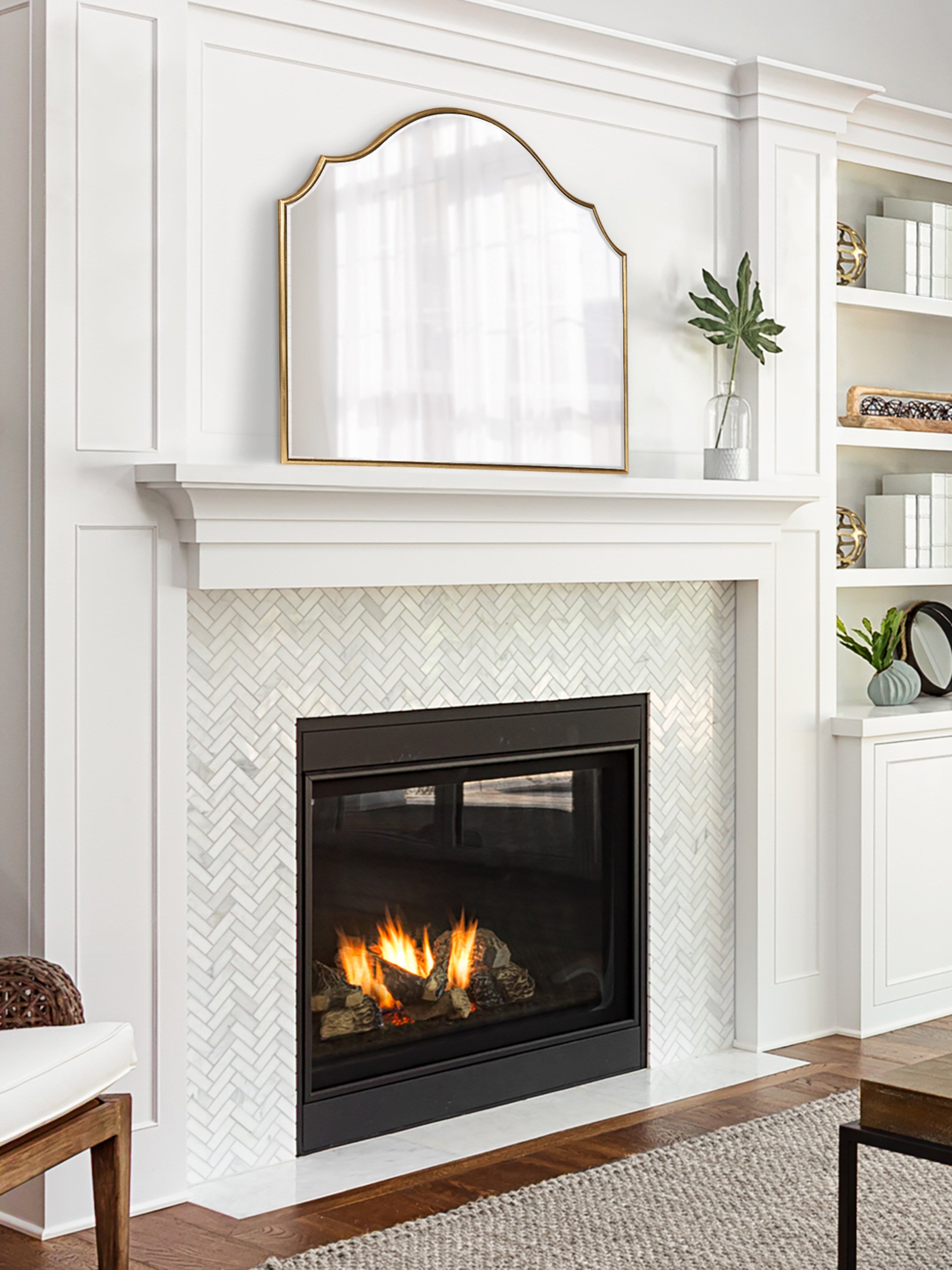 Leanna Framed Arch Wall Mirror