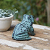 Cast Iron Frog Figurine