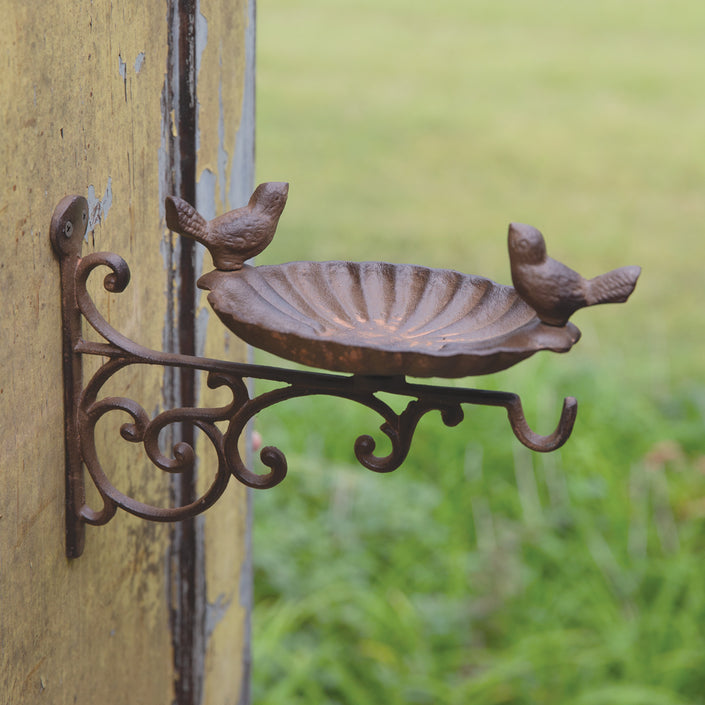 Wall-Mounted Rotating Bird Feeder Station