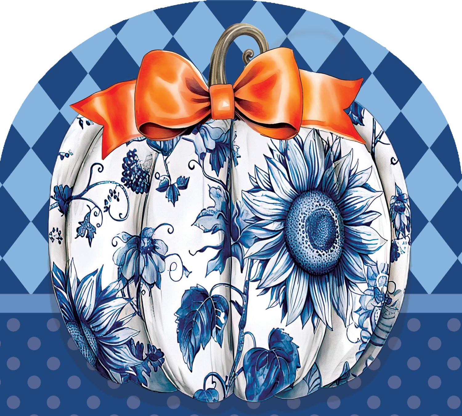 Chinoiserie Pumpkins Trio-Arbor Mate