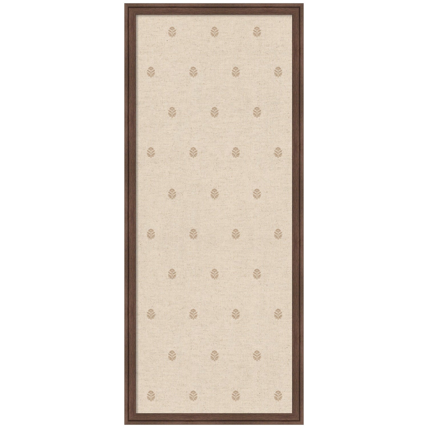 Pinboard Beige Botanical Block Print