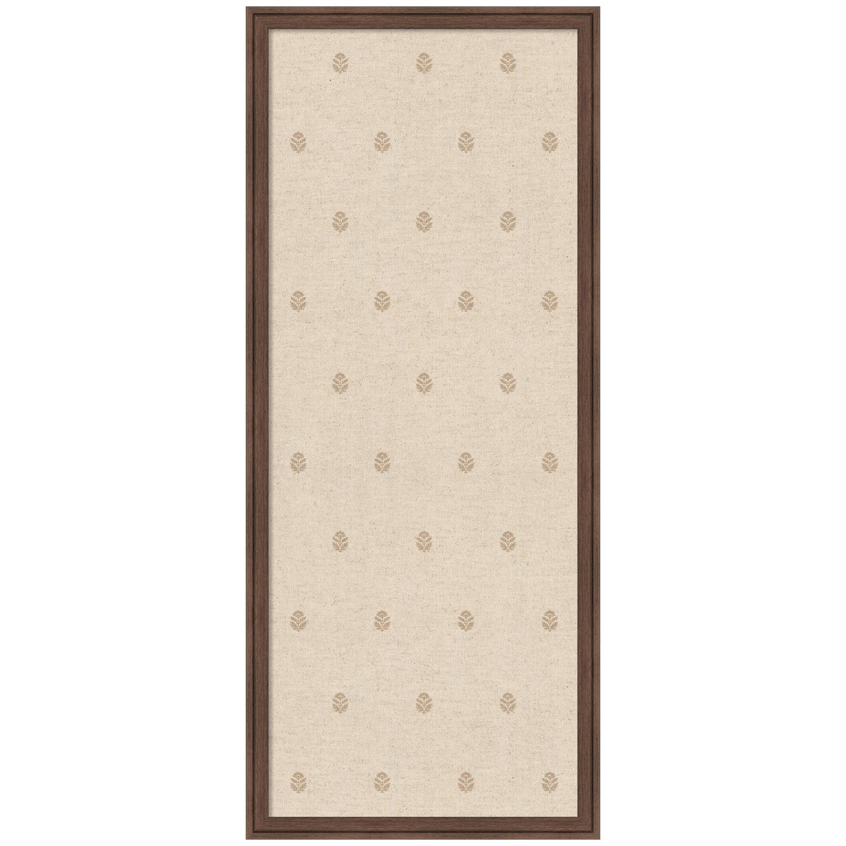 Pinboard Beige Botanical Block Print