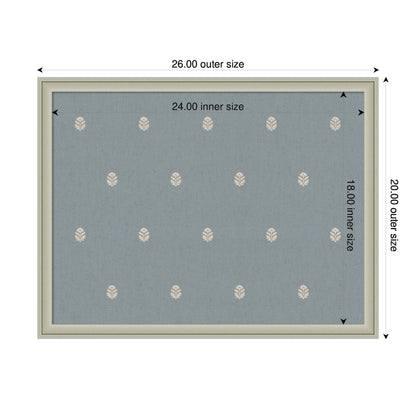 Pinboard Blue Botanical Block Print