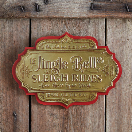 Jingle Bell Sleigh Rides Plaque