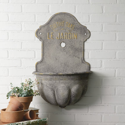 Château Cascade Wall Water Fountain Planter