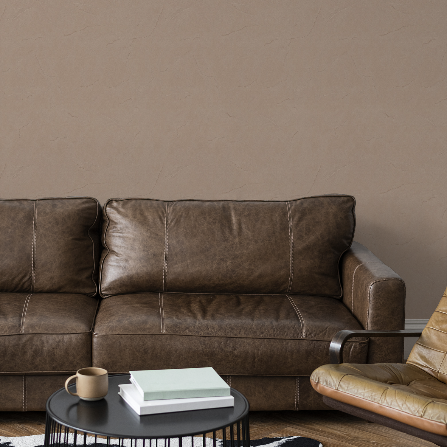 Plaster (Taupe) Wallpaper