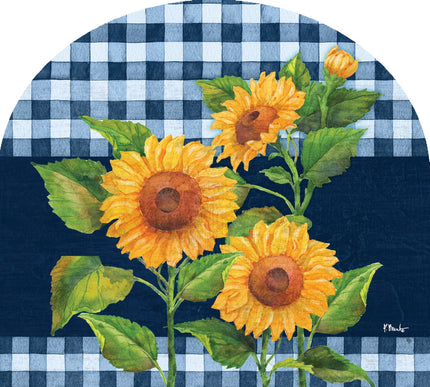 Sunflowers on Blue-Arbor Mate