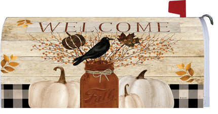 Mason Jar Crow-Mailbox Makeover