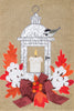 Fall Lantern Applique/Burlap Flag