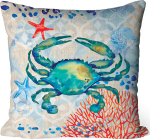 Pillow-Crab & Coral