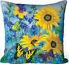 Pillow-Blue & Yellow Butterflies