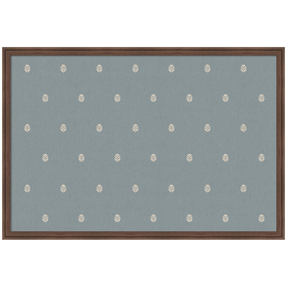 Pinboard Blue Botanical Block Print