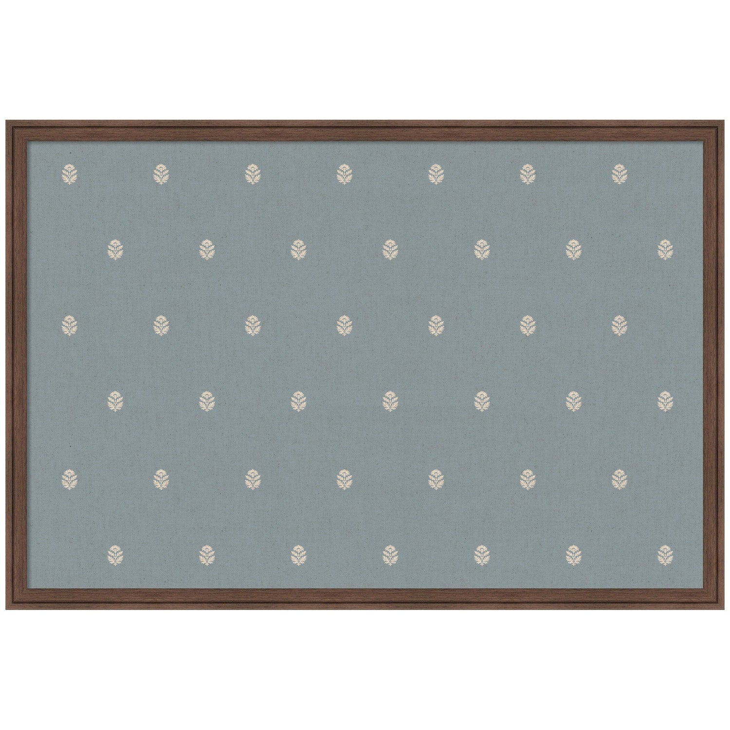 Pinboard Blue Botanical Block Print