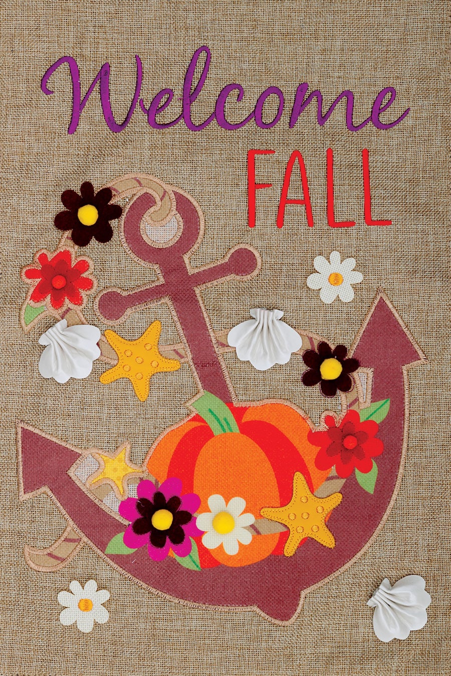 Fall Anchor-Burlap