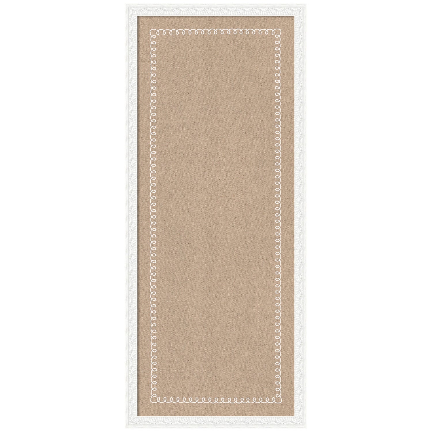 Pinboard White Scalloped Edge