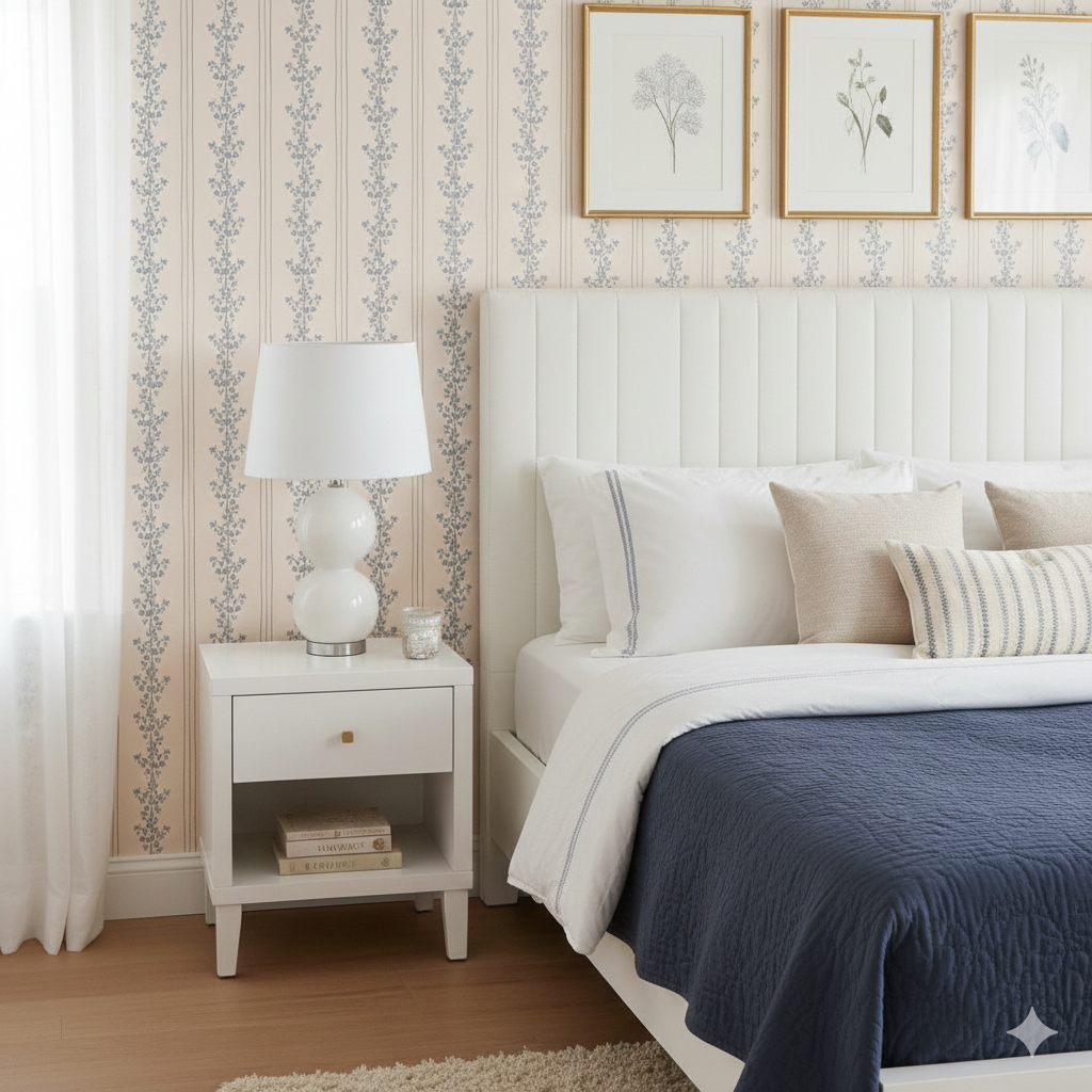 Janie Wallpaper by Astrid Blanchard
