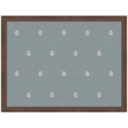 Pinboard Blue Botanical Block Print