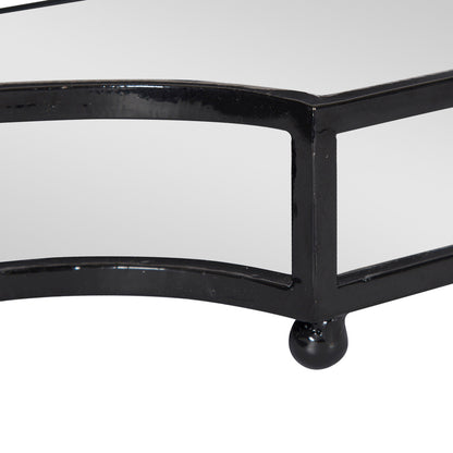 Ciel Metal Mirrored Scalloped Decorative Tray
