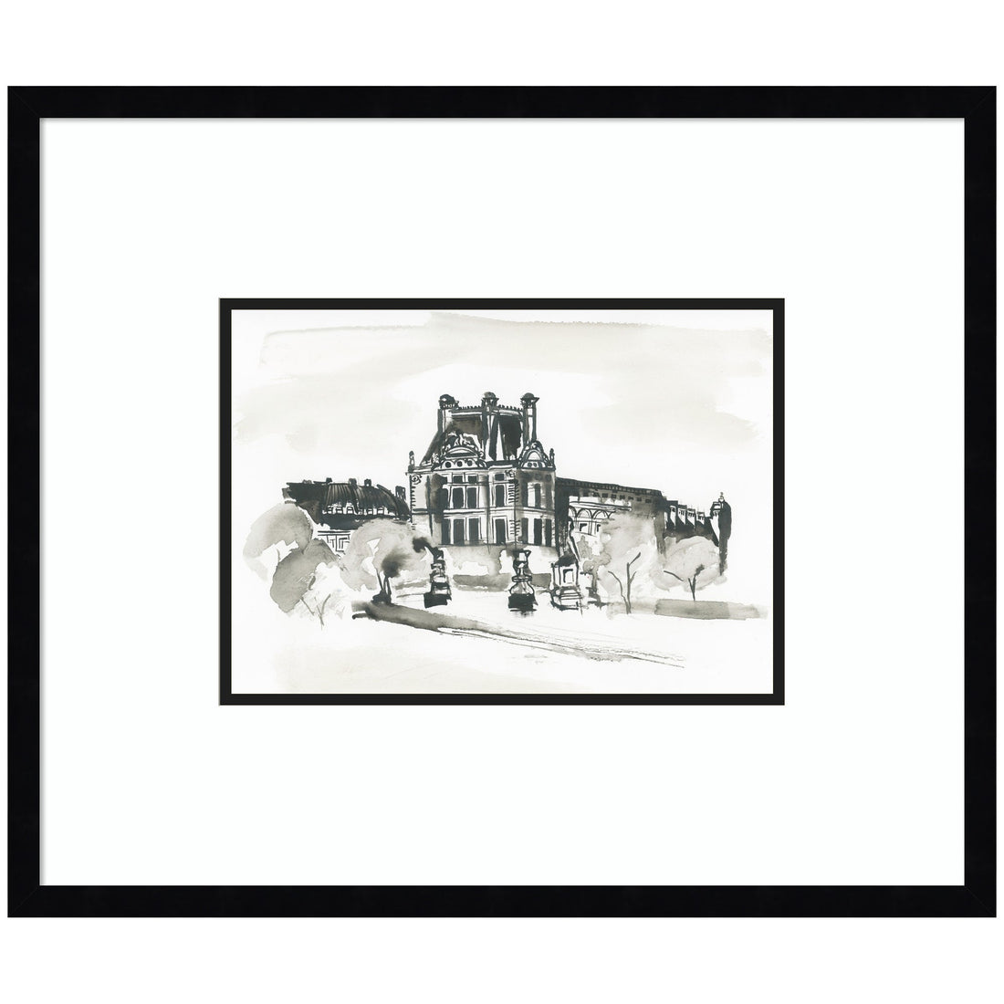 Postcard Paris by Teju Reval Framed Wall Art Print