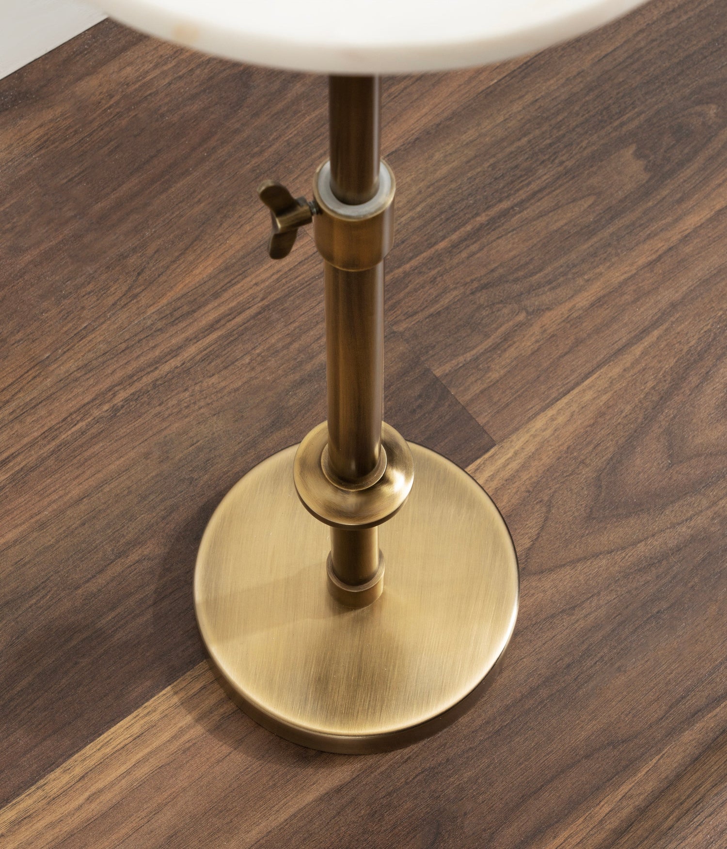 Engles Adjustable Marble Table and Plant Stand