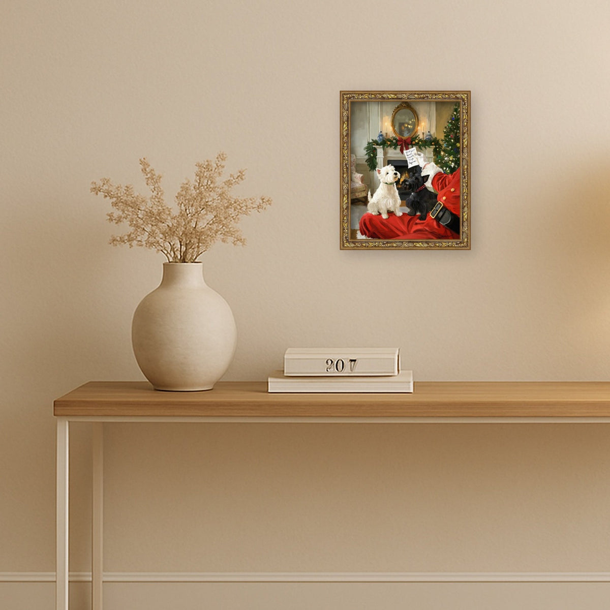 Wish List by Mary Sparrow Framed Mounted Canvas Wall Art Print