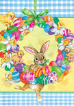 Bunny Wreath- Flag