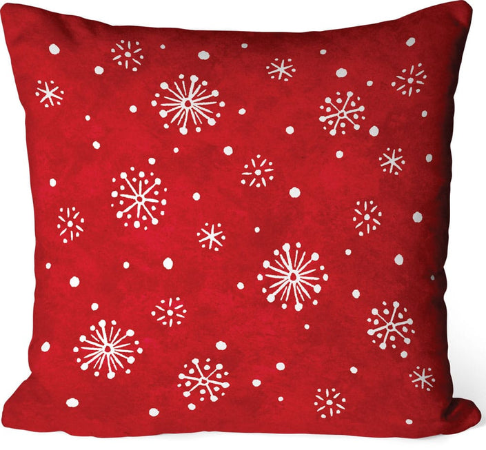 Black & Red Snowman-Pillow