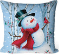 Top Hat Snowman-Pillow