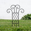 Black Flourish Pot Trellis