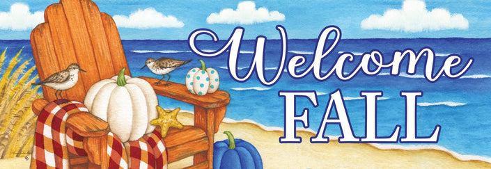 Fall Beach-Signature Sign