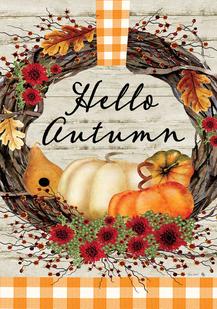 Autumn Wreath-Flag