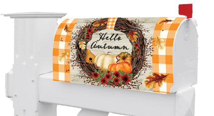 Autumn Wreath-Mailbox Makeover