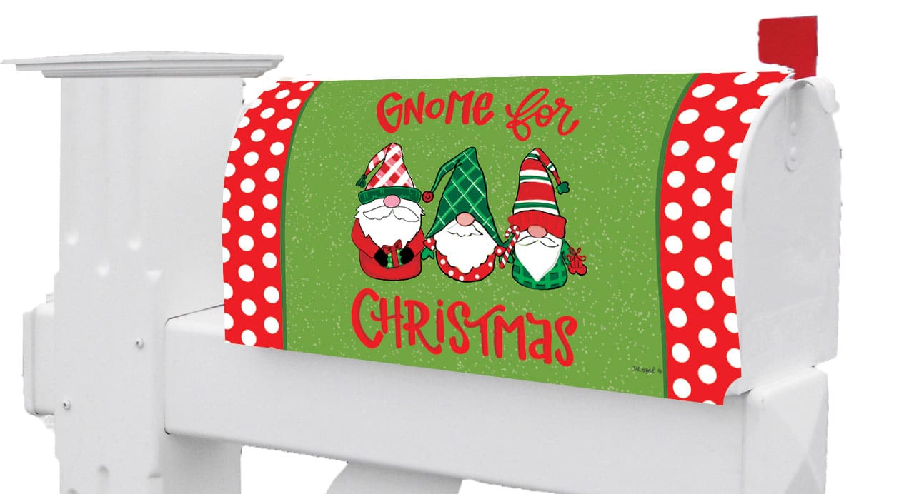 Gnome for Christmas-Mailbox Makeover