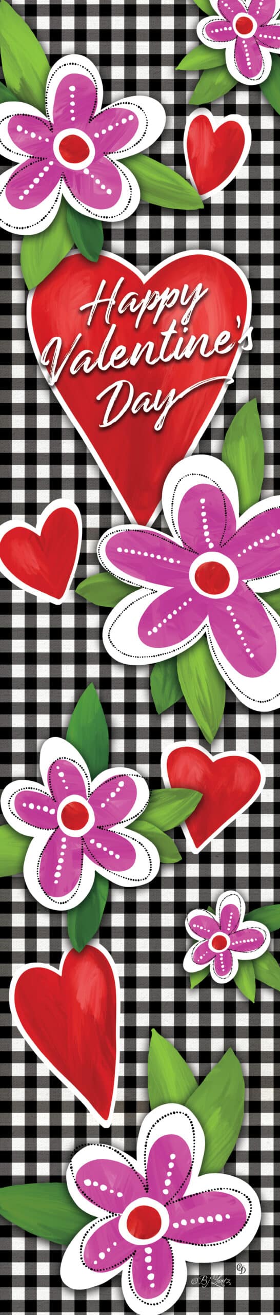 Gingham Valentine-Yard Expression