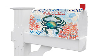 Crab and Coral-Mailbox Makeover