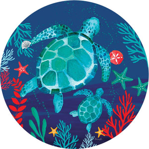 Floating Turtles-Accent Magnet