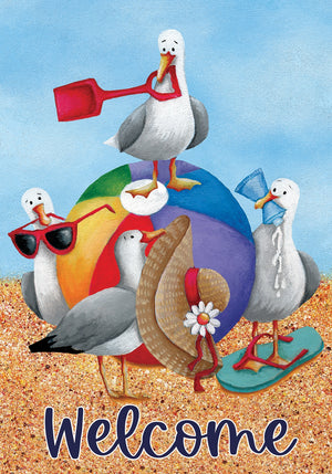 Silly Sea Gulls-Flag